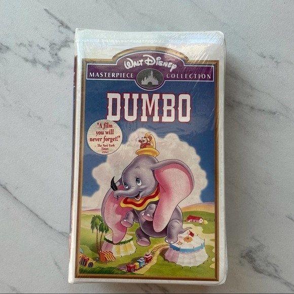 Vintage Walt Disney Masterpiece Collection Dumbo Vhs Tape - Picture 2 of 9
